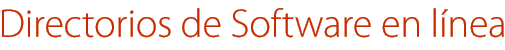 Directorios de software en línea